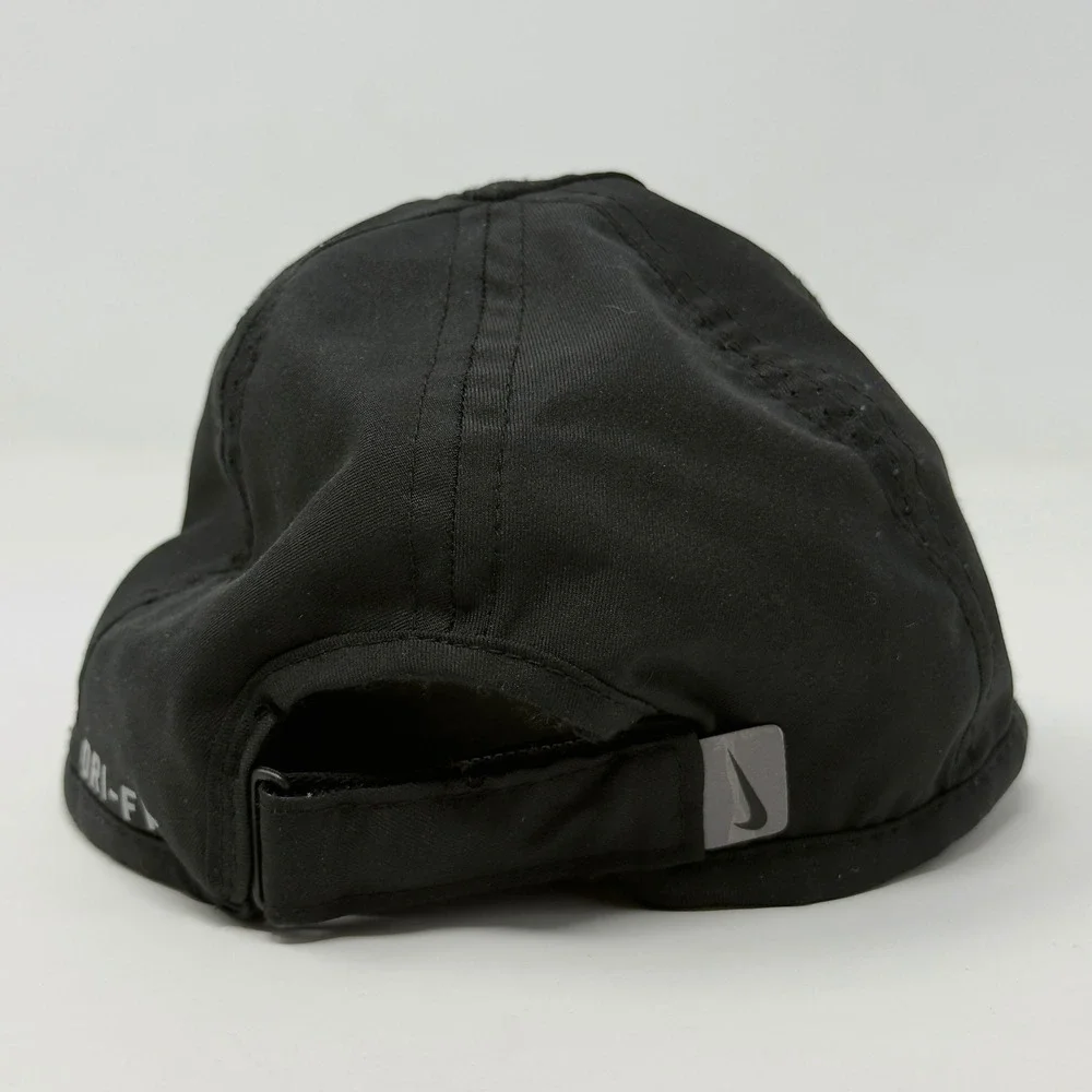 Nike Infant Size Featherlight Dri-Fit‎ Hat Cap Black Adjustable Logo